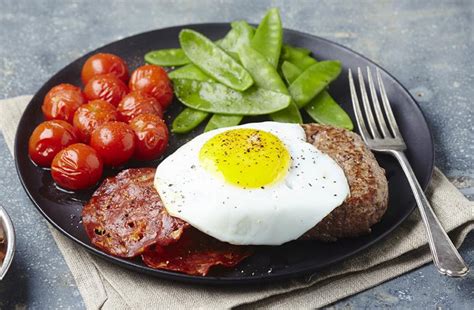 Recette de Steak haché de boeuf oeuf à cheval