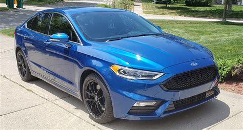 Finally Did Frontrear Chrome Blackout On Lightning Blue Ford Fusion