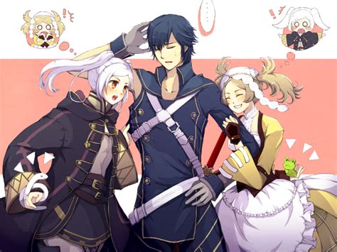 Robin Robin Chrom And Lissa Fire Emblem And More Drawn By Fukune