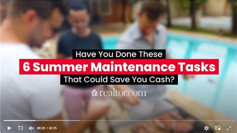 6 Summer Maintenance Tasks That Could Save You Money Ca Real Estate