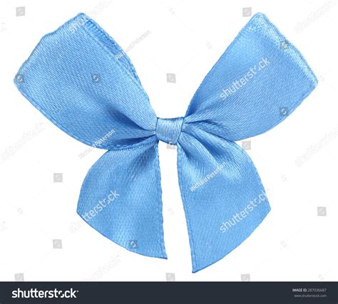 Blue Ribbon Bow Tie Stock Photo 287036687 Shutterstock