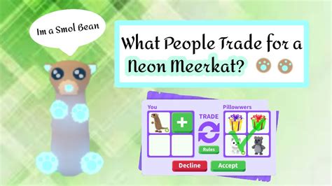 What People Trade For A Neon Meerkat Part 1 Adopt Me