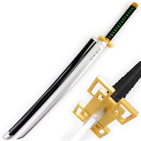 Buy Lojoo Demon Slayer Anime S Bamboo Blade Samurai Katana With Belt