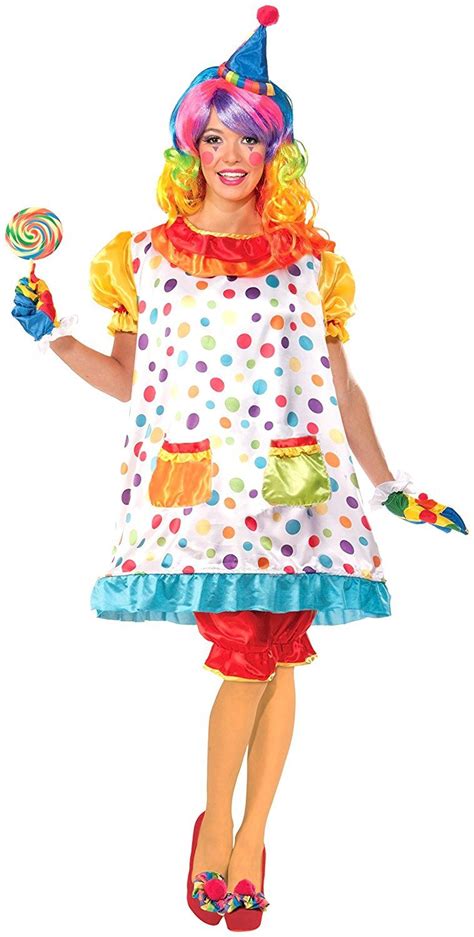 Amazon Com Forum Novelties Women S Wiggles The Clown Costume Multi Standard Clothing Clown