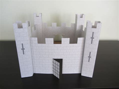 Castle Printable Papercraft Etsy Uk