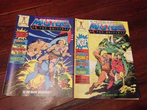 Comicsvalue Masters Of The Universe Adventure Magazine 17 18 He