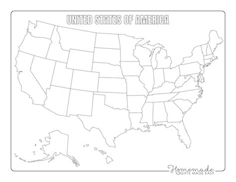 United States Map Quiz And Worksheet Usa Map Test W Practice Sheet Us Map Quiz Worksheets