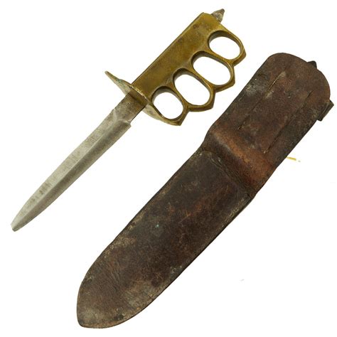 Original Us Wwii Reissued M1918 Mark I Trench Knife By Au Lion With