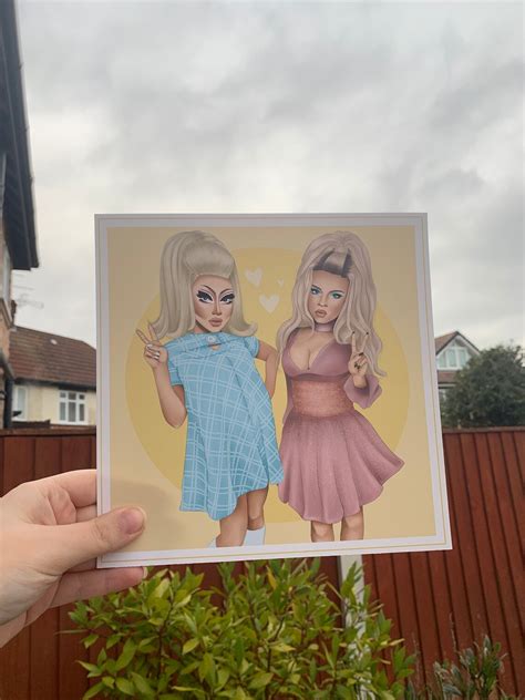 Young Trixie And Katya Art Print Etsy