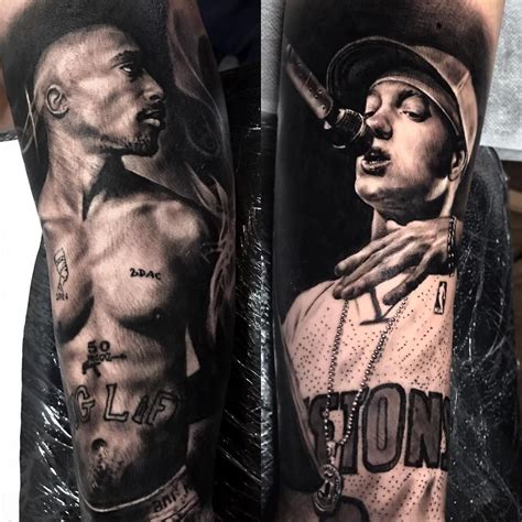Скачивай и слушай 2pac tupac eminem notorious bi scarface never ft tupac dj и tupac ft eminem when i'm gone remix на hitparad.fm! Eminem and Tupac forearm pieces on @kearvee from a few ...