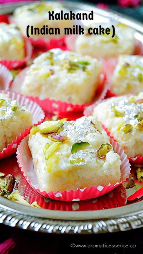 Kalakand Recipe How To Make Kalakand Indian Milk Cake Aromatic
