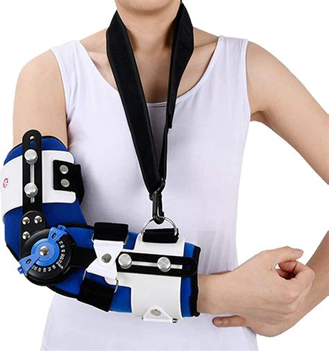 Buy Hinged Elbow Brace With Strap Adjustable Elbow Support Brace For