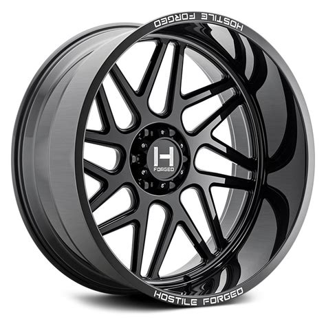 Hostile Forged Hf108 Sprocket Wheels Gloss Black Rims