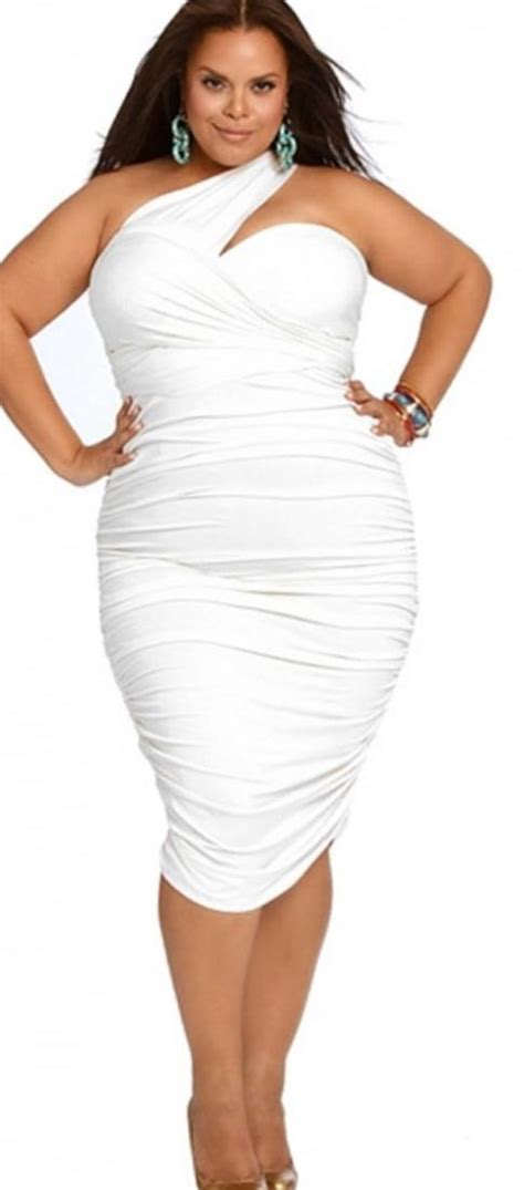 White Plus Size Summer Dresses Pluslookeu Collection