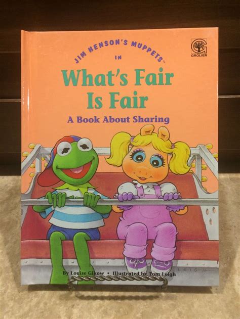 Jim Hensons Muppet Babies Book Whats Fair Is Fair A Book About