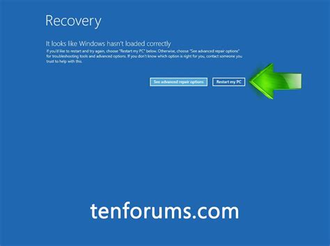 Windows 10 Recovery Mode Accessing Safe Mode Windows 10