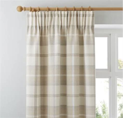 Dunelm Highland Check Curtains Ebay