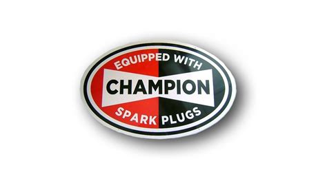 Champion Equipped Spark Plug Sign - Fill Er' Up