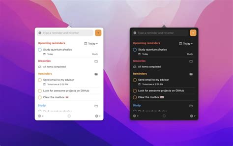 Reminders Menu Bar Praktisches Mac Tool Verwaltet Apples Erinnerungen