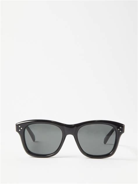 black d frame acetate sunglasses celine eyewear matchesfashion us