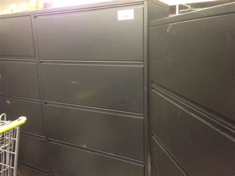 Meridian burgundy five drawer lateral file cabinet. HERMAN MILLER MERIDIAN BLACK 5 DRAWER LATERAL FILE CABINET
