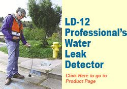 Advanced pinpoint technology finding water leaks at their exact location. Water Leak Detector Products