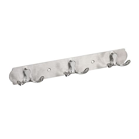 Centrale de perete in condensatie. Cuier perete metal 3 carlige crom 28 cm