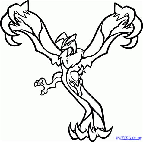 Dragonfire How To Draw Yveltal A Legendary Pokemon