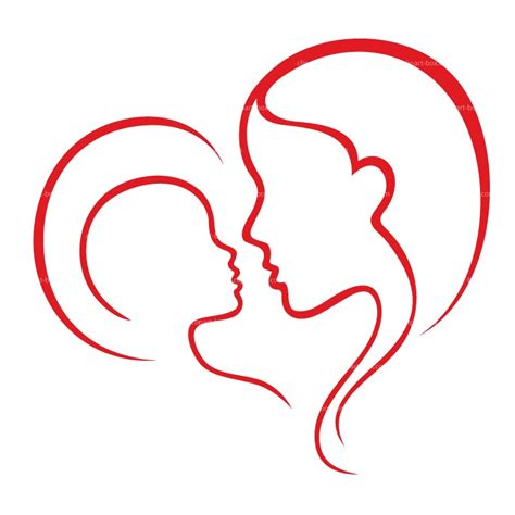 Mother Baby Silhouette Clipart Best