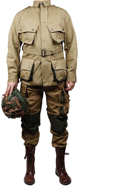 Zwjpw Ww2 Us Army M42 Uniform 101 Air Force Paratroopers Suits Tactical