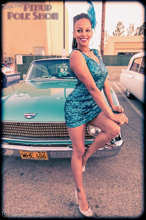 Tonya Kays Pinup Pole Show Classic Car Show And Pinup Models
