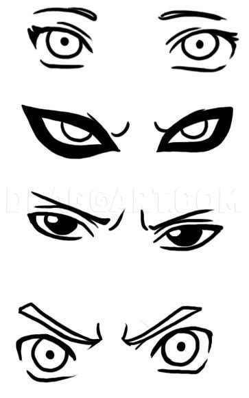 How To Draw Naruto Eyes By Dawn