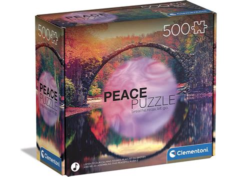 Clementoni Puzzle Adulte Peace Puzzle 500 Pièces Mindful Reflection