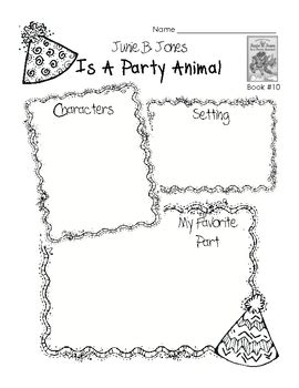 Pages are plain paper, but pictures could be used as coloring book. Junie B. Jones Activities Books 6-10 by Perfectly Primary ...