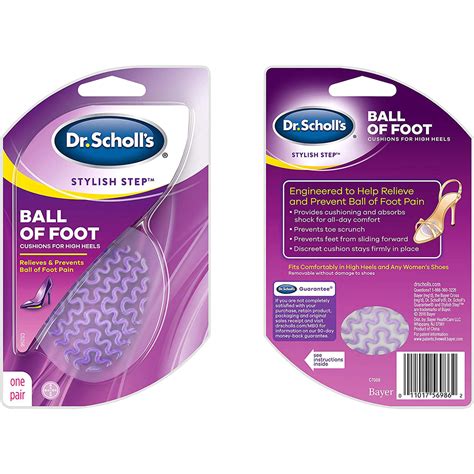 Dr Scholl S Stylish Step Ball Of Foot Cushions For High Heels Foot