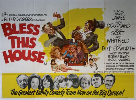 Original Bless This House Movie Poster Sid James Diana Coupland