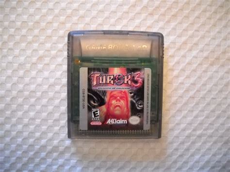 Turok Shadow Of Oblivion For Nintendo Game Boy Color Ebay