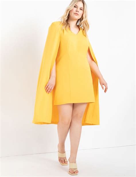 Plus Size Cape Dresses To Shop Curvy Shopping Guide
