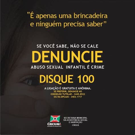 Assistência Social Lança Campanha De Combate Ao Abuso Sexual De Crianças E Adolescentes