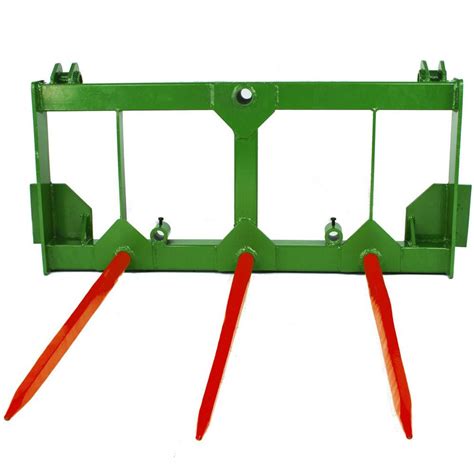Titan Attachments Hay Spear Frame With Bale Spears And Stabilizers John