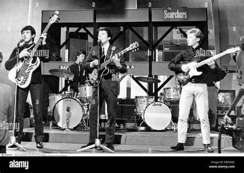 Searchers The Founded In 1960 British Rock Band On Stage Stock