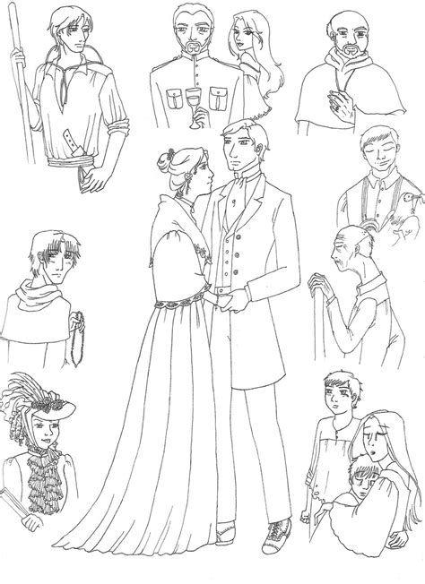Florante At Laura Costume Drawing