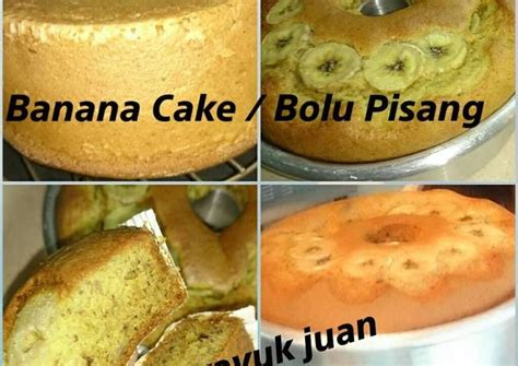 I highly recommend this banana cake as it tastes light and not dense and heavy but still very moist and satisfies that craving for moist banana cake. Banana Cake / Bolu Pisang | Resep | Pisang, Resep, Memanggang