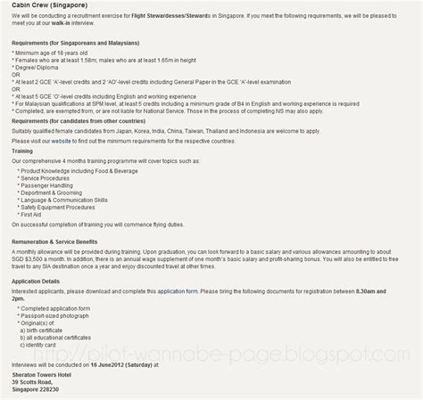 Check spelling or type a new query. Singapore Airlines Cabin Crew Walk In Interview [June'12 ...