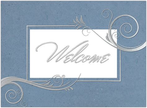 Stylish Welcome Card Business Welcome Cards Posty Cards Inc