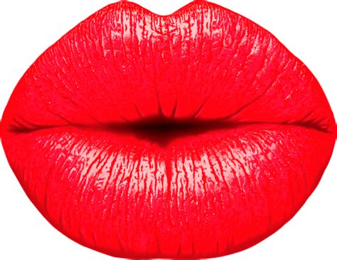 Lip Kiss Print Clipart
