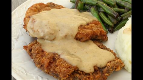how to make chicken fried steak with white gravy the best country fried steak recipe youtube