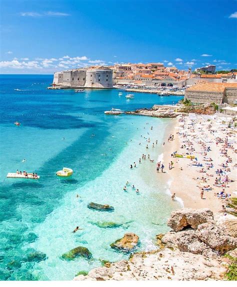 Banje Beach Dubrovnik Croatia 🏖 🌊 🚣 ☀ Great Photo By Timotej