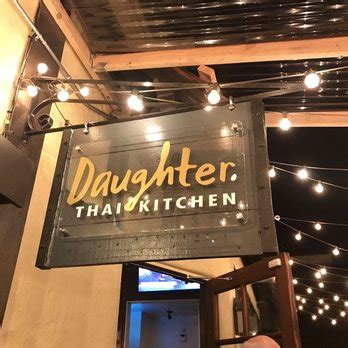 Combining the lovely colors, wooden tables , with a touch of golden rakhangs (bell) along with handcrafted sewing machine communal table, & family bookshelf to remind us about our. Daughter Thai Kitchen - Reservations - 442 Photos & 207 ...