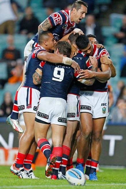 The male rooster considers his wife too provocative, while the female tiger thinks that her husband is too bigoted and critical although she can recognize his ability and vitality. NRL MATCH REPORT | ROUND 9 VS TIGERS - Roosters